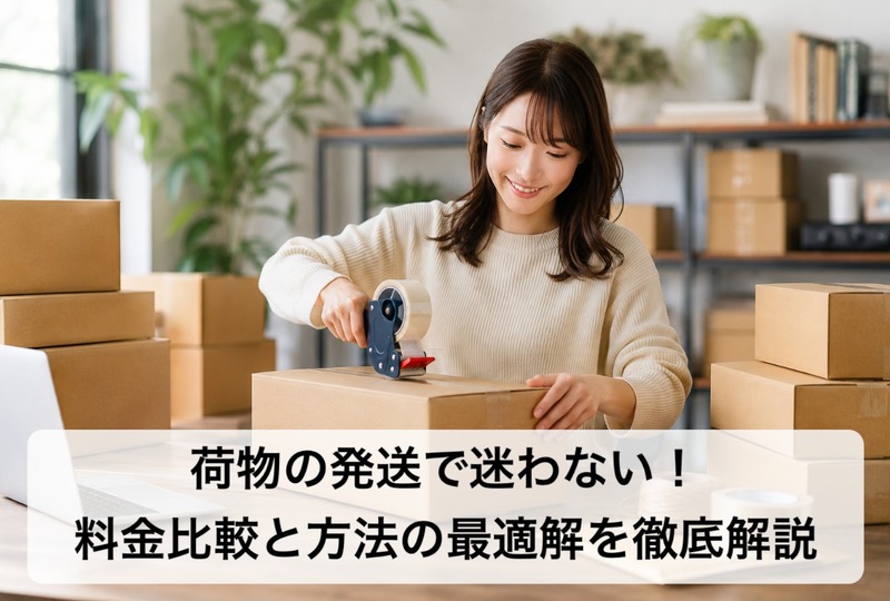 画像3901：荷物の発送で迷わない！料金比較と方法の最適解を徹底解説