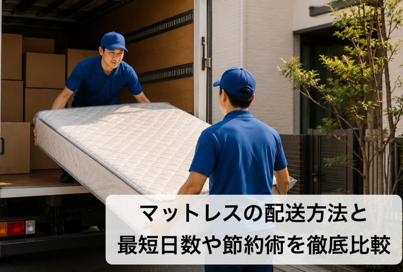 画像3959：マットレスの配送方法と最短日数や節約術を徹底比較